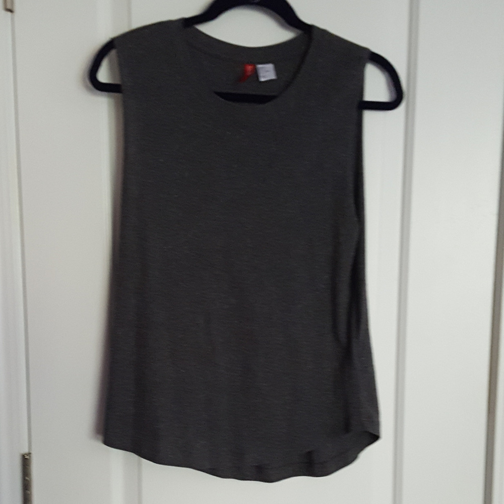 H&M Divided Dark Gray Tank Top Shirt
